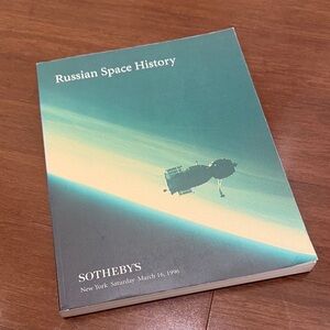 Sutheby Russian Space History Catalog Book 1996